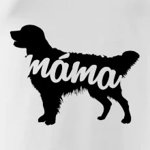 Zlatý retrívr máma obrys