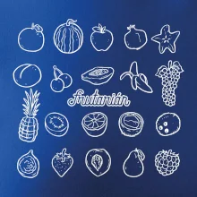 Frutarián ovoce ve čtverci