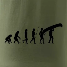 Evoluce kanoe nad hlavou
