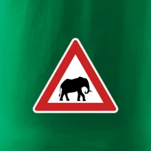 Dopravní značka - Pozor slon