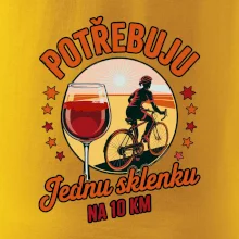 Potřebuju jednu sklenku na 10km