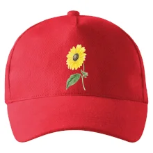 Slunečnice otočená