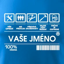 Vaše jméno - čárový kód