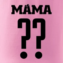 Máma - dres se jménem a číslem