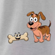 Parové triko - Pes a kost