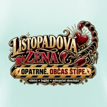 Listopadová žena pozor občas štípe