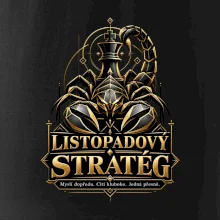 Listopadový stratég se štírem a šachovým králem