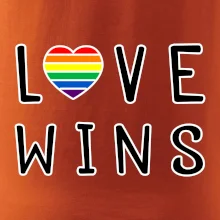 Love wins nápis