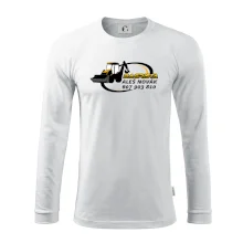 Bagrista v kruhu - vlastní nápis