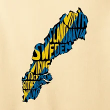 Mapy - názvy měst - Švédsko