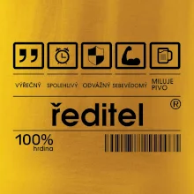 Čárový kód - Ředitel