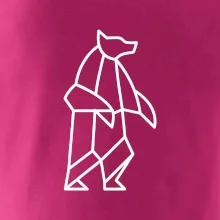 Geometrie lední medvěd stojící