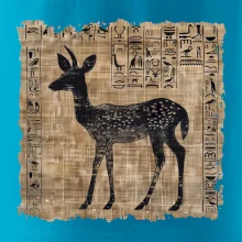 Egyptské hieroglyfy srnka