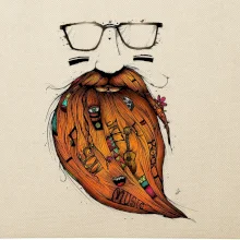 Mustache music Mustache music