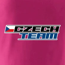 Czech team s vlajkou - Mistrovství světa v ledním hokeji 2025