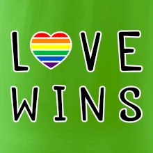 Love wins nápis