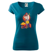 Horník těží bitcoiny