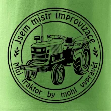 Mistr improvizace starý traktor