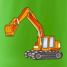 Bagr bez nápisu oranžový