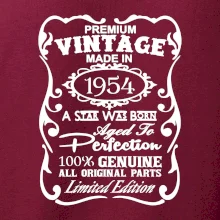 Vintage Etiketa - 1954