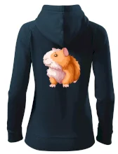 Morče - kreslené, bílo oranžové