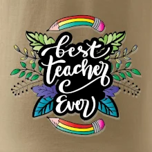 Barevné tužky best teacher ever