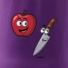 Parové triko - Jablko a nůž