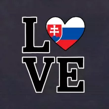 Love Slovenská vlajka
