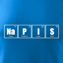 Vlastní nápis - periodická tabulka