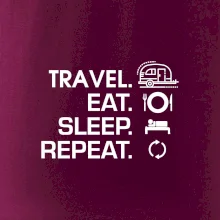 Eat sleep travel - Malý přívěs