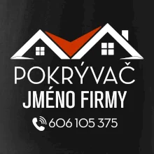 Tričko pro pokrývače - Dvě střechy