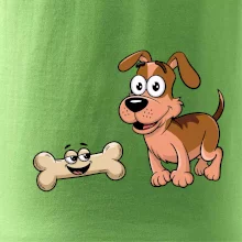 Parové triko - Pes a kost