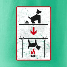 Tričko pro odpůrce sraní na chodníku