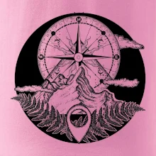 Cestování - hory kompas