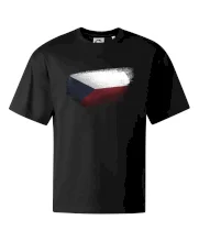 Česká vlajka okousaná