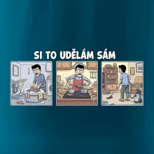 Si to udělám sám - muž s knírkem