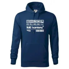 Čárový kód řidič kamionu