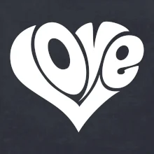 Love nápis jednoduchý