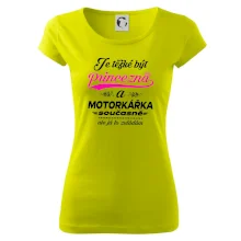 Je těžké být princezna - motorkářka