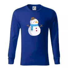 Sněhulák se šálou