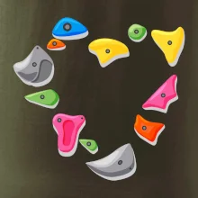 Lezení na stěně - srdce