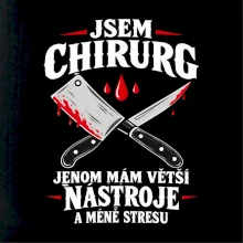 Řezník chirurg s většími nástroji