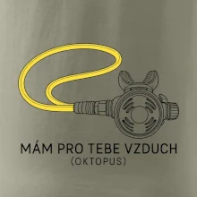 Mám pro tebe vzduch záložní regulátor se žlutou hadicí