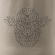 Steampunk včela černobílá