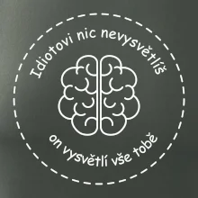 Idiotovi nic nevysvětlíš, ale on vysvětlí vše tobě