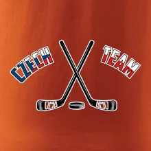 Czech team - hokejky a puk