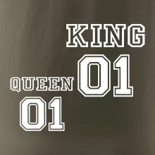 King - Queen - 01 dres (černobílá)