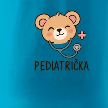 Pediatrička - minimalistický medvídek s křížkem
