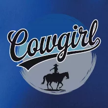 Cowgirl modrý pruh
