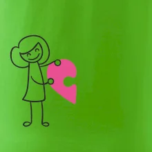Párová trička puzzle postavička